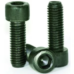 Picture of Brighton Best 1428CSP Hex Socket Cap Screw: 1/4-20 Unc, 3/16" Drive. 1-3/4" Length Under Head, Alloy Steel, Black Oxide Coated